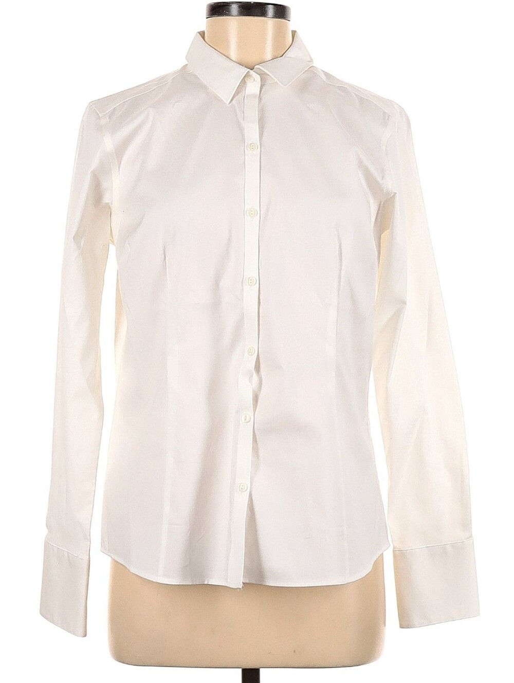 Eddie Bauer White Button-Down Shirt